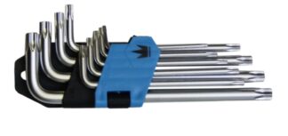 KLUCZE TORX "CORONA" T10-T50 C.V. 9 ELEM