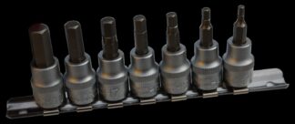 Nasadki imbus 3-10 mm, 3/8", 7szt.