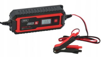 Prostownik automatyczny przenośny  praktik charger 4 lcd 6/12v 14-100ah