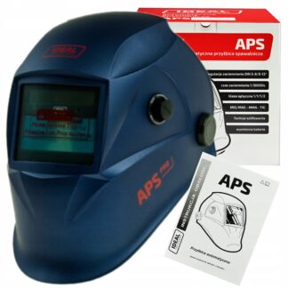 Automatyczna przyłbica spawalnicza aps-510g blue mat pro true color ideal