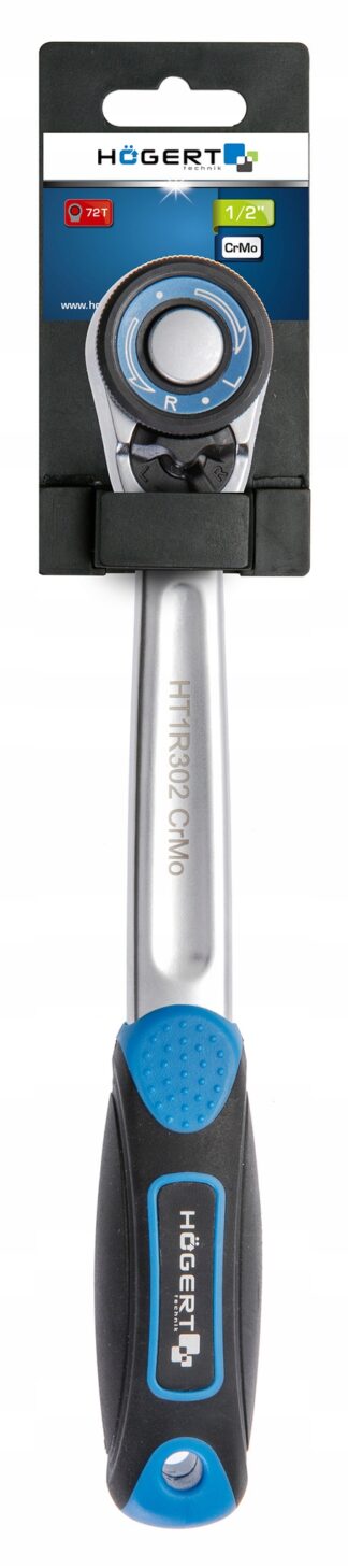 Grzechotka prosta 1/2 " 72 zęby CRMO Hogert