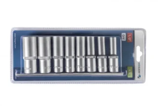 Klucze nasadowe nasadki 12 kątne długie 1/2 " 8 EL Hogert