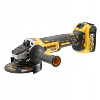 Zestaw Szlifierka kątowa akumulatorowa Dewalt 125mm XR 2x 5.0 AH