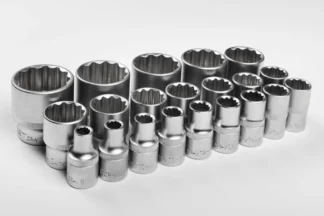 Zestaw nasadki klucze nasadowe 12 kątne 1/2 " 8 - 34 mm 21 el Hogert