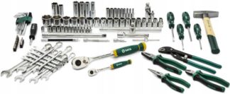 Zestaw klucze nasadowe walizka narzędziowa 104 el 1/4 1/2 SATA