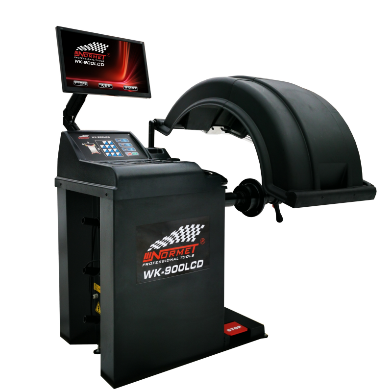 Zestaw maszyn Montażownica MK250 wyważarka WK900LCD+ ramie pomocnicze NORMET Zestaw maszyn Montażownica MK250 wyważarka WK900LCD+ ramie pomocnicze NORMET