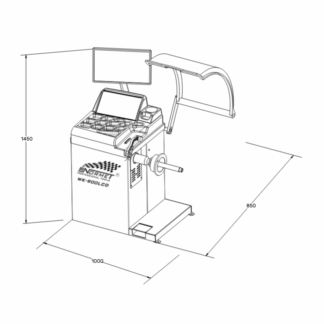 Zestaw maszyn Montażownica MK250 wyważarka WK900LCD+ ramie pomocnicze NORMET Zestaw maszyn Montażownica MK250 wyważarka WK900LCD+ ramie pomocnicze NORMET