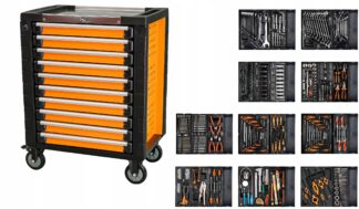 Szafka narzędziowa wózek warsztatowy 534 El 10 szuflad Corona