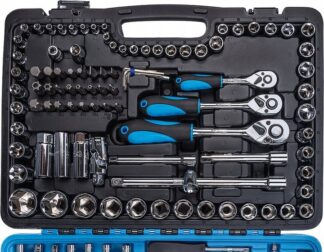 Walizka narzędziowa klucze nasadowe 1/4 3/8 1/2 150 El Corona