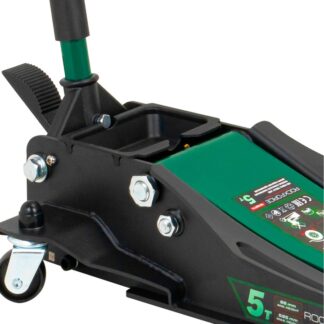 Podnośnik żaba hydrauliczny 5T nisko profilowy szybki min-96mm, max-595mm z pedałem