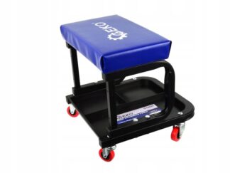 Taboret warsztatowy stołek krzesło siedzisko z półką 360 ° Geko