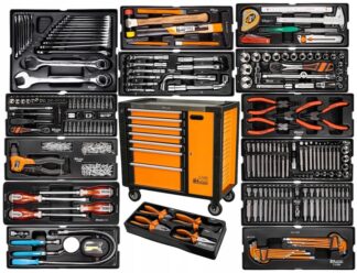 Szafka narzędziowa wózek warsztatowy szeroki 400 El 7 szuflad Corona