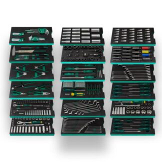 Sata wózek narzędziowy 416 EL COMBO XL GREEN szafka narzędziowa 7 szuflad