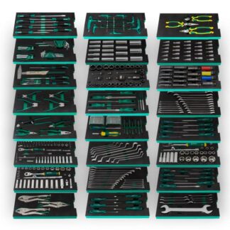 Sata wózek narzędziowy 452 EL COMBO XXL GREEN szafka narzędziowa 11 szuflad