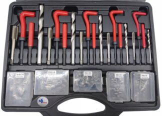 Zestaw do regeneracji gwintów Heli Coil metryczne i calowe M5 - M12 314 części