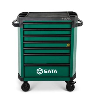 Sata wózek narzędziowy 416 EL COMBO XL GREEN szafka narzędziowa 7 szuflad