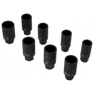 Zestaw do odkręcania śrub kół zabezpieczających obrobionych śrub 11 części