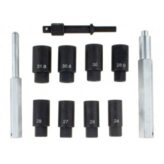 Zestaw do odkręcania śrub kół zabezpieczających obrobionych śrub 11 części