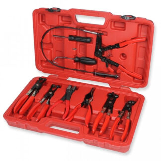 Szczypce do opasek przegubów zestaw 9 el obrotowe 18-54 mm Resser